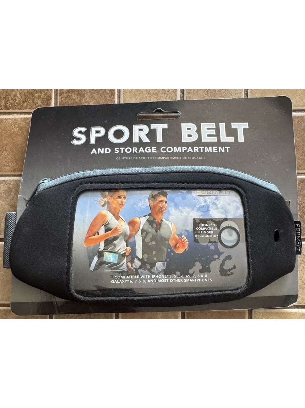 Unisex Formfit Sport Belt Adjustable Black Gray